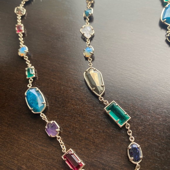 Kendra Scott Multicolor Gemstone Necklace - Picture 2 of 4